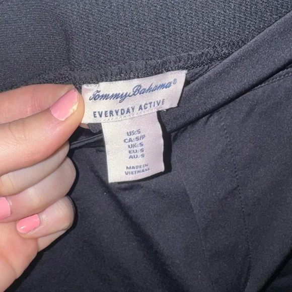 Tommy Bahama Women’s Black Everyday Active Nylon Pull On Pants Size Small - Picture 4 of 7
